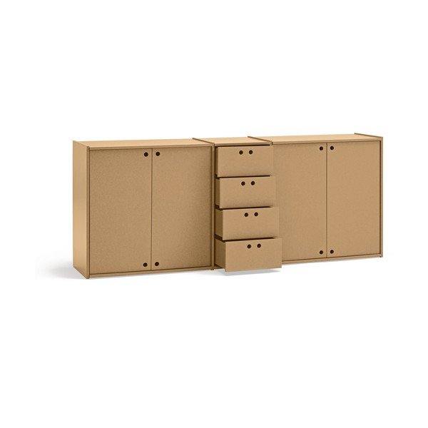 Komoda w naturalnym kolorze 197x80x40 cm Wally – Teulat-image-3