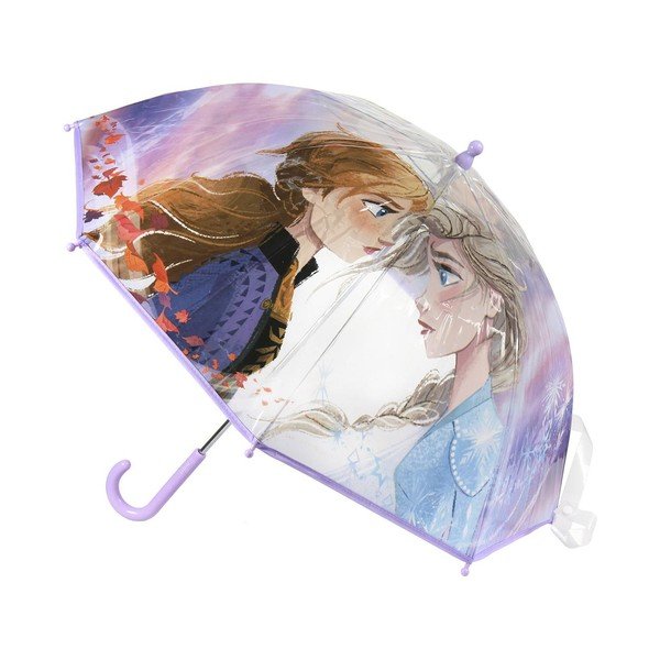 Przezroczysty dziecięcy parasol Ambiance Frozen, ⌀ 71 cm