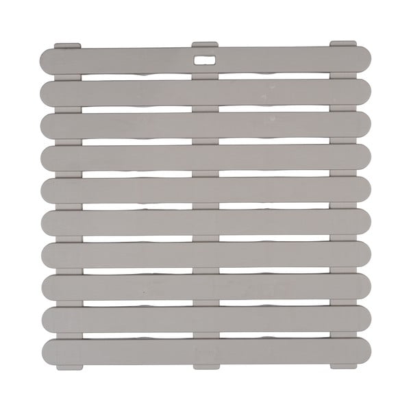 Beżowy plastikowy dywanik łazienkowy 55x55 cm – Wenko