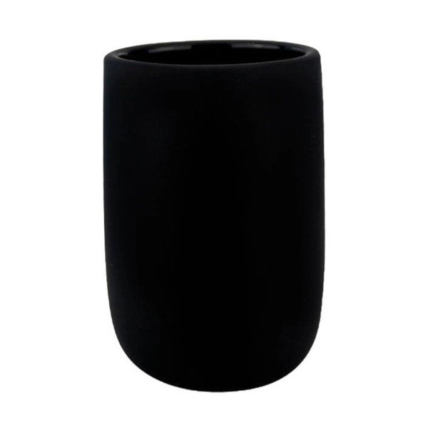 Czarna ceramiczna szczotka do WC Lotus – Mette Ditmer Denmark