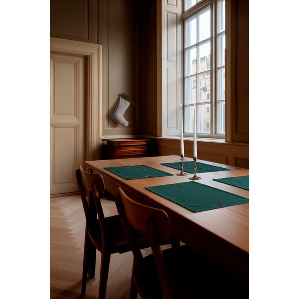 Mata stołowa ze świątecznym motywem z mieszanki bawełny 30x43 cm Christmas Fable – JUNA-image-4