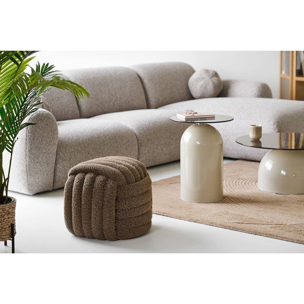 Brązowy puf Napier – House Nordic-image-1