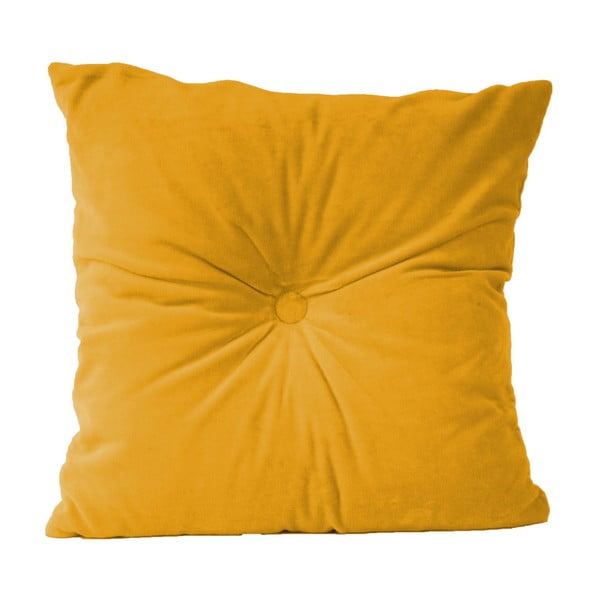 Żółta poduszka bawełniana PT LIVING, 45x45 cm