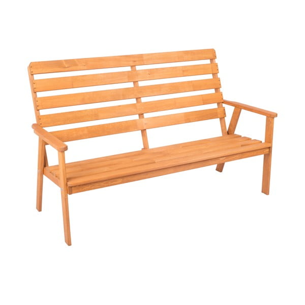 Zestaw mebli ogrodowych z litego drewna dla 4 osób Sylva – Rojaplast-image-1