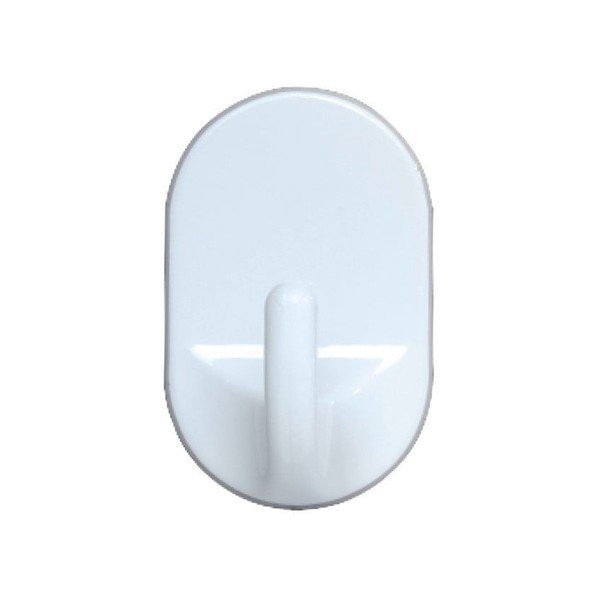 Zestaw 3 haczyków ściennych Wenko Medium Oval Hooks White