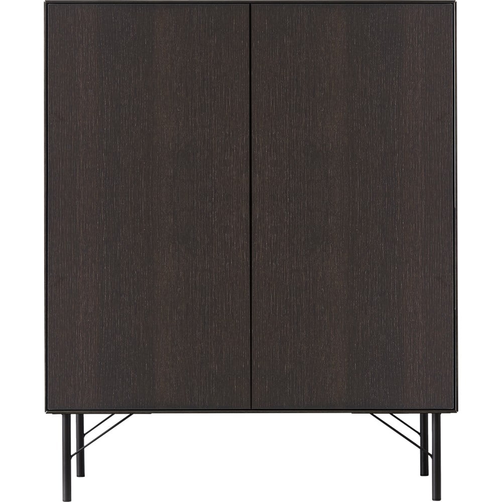Czarna wysoka komoda 90,8x110,8 cm Edge by Hammel – Hammel Furniture