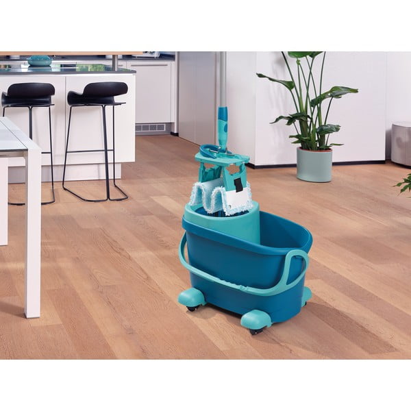Zestaw mopa do podłogi i wiadra LEIFHEIT Twist Ergo Mobile M-image-1