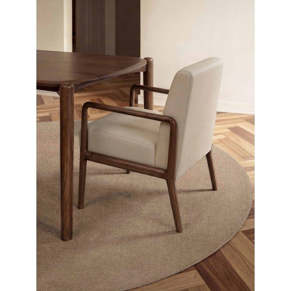 Beżowy wełniany okrągły dywan tkany ręcznie ø 160 cm Greenwich – Ted Baker-image-2