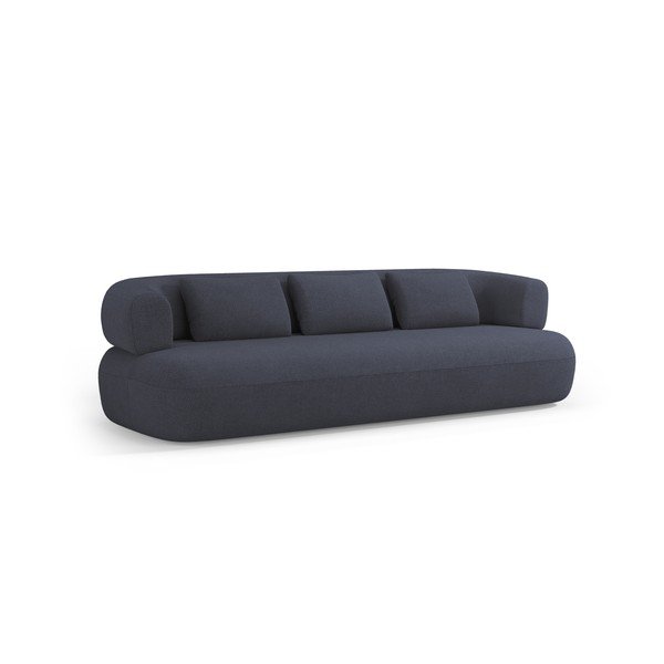 Ciemnoniebieska sofa z materiału bouclé 226 cm Jenny – Micadoni 