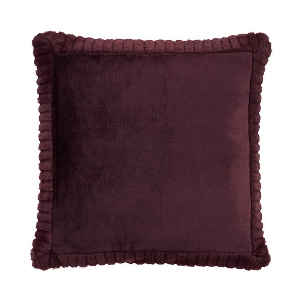 Poduszka dekoracyjna z mikropluszu 55x55 cm Velvet and Faux Fur – Catherine Lansfield