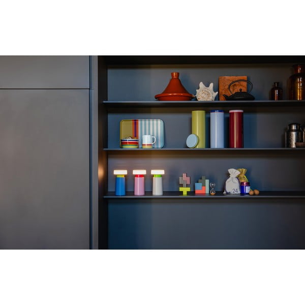 Różowa lampa stołowa LED ze ściemniaczem (wysokość 17,5 cm) Victoria – Remember-image-3