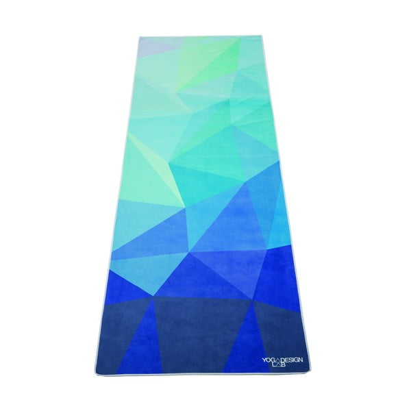 Ręcznik do jogi Yoga Design Lab Geo Blue