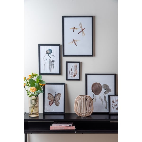 Jasnobrązowy stołowy lampion PT LIVING Lantern, wys. 15,5 cm-image-1