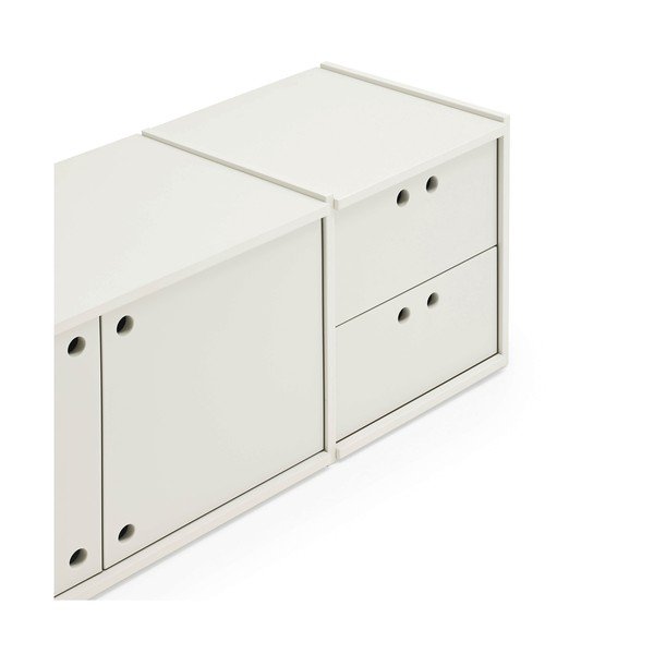 Kremowa szafka pod TV 157x42x40 cm Wally – Teulat-image-3