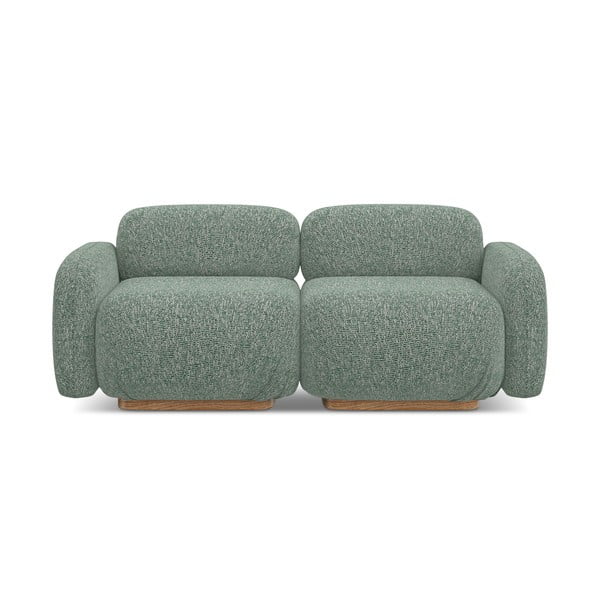 Jasnozielona sofa modułowa 190 cm Ailani – Makamii
