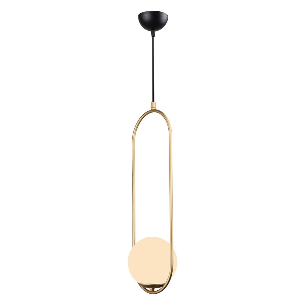 Lampa wisząca w kolorze złota Squid Lighting Arch, wys. 146 cm (zdjęcie 5)