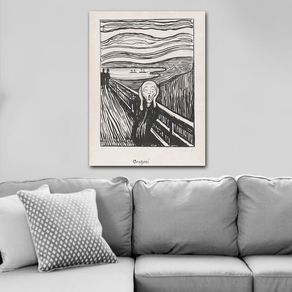 Obraz 70x100 cm Edvard Munch Sketch – Wallity-image-1