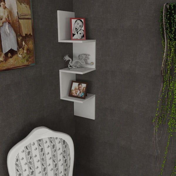 Biała półka pionowa Corner-image-1