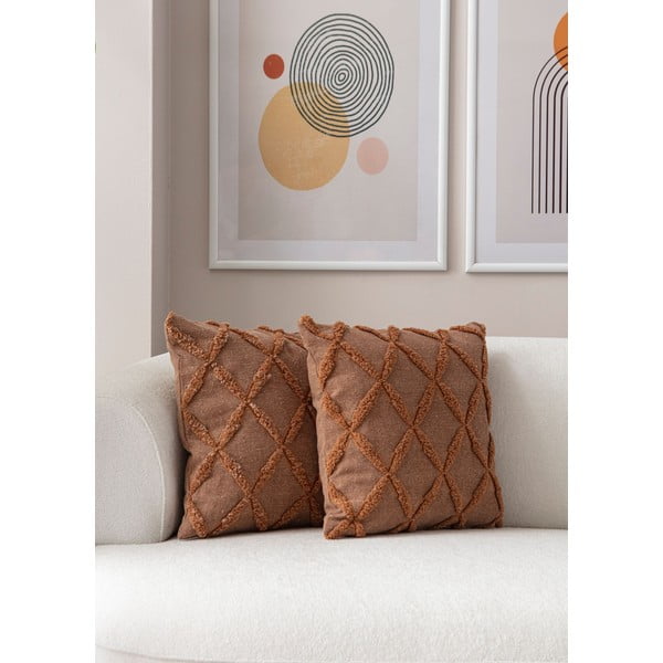Poszewki na poduszki zestaw 2 szt. 43x43 cm Tuffet – Mioli Decor-image-3
