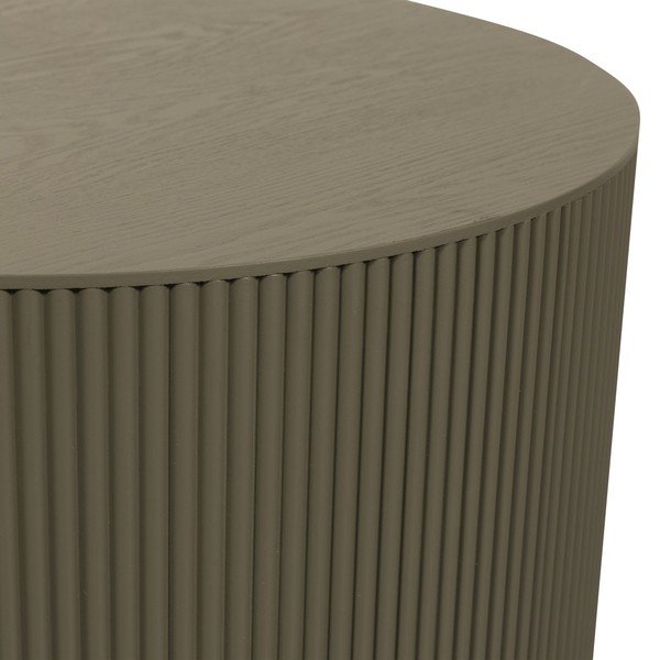 Okrągły stolik w kolorze khaki ø 60 cm Sanne – WOOOD-image-2