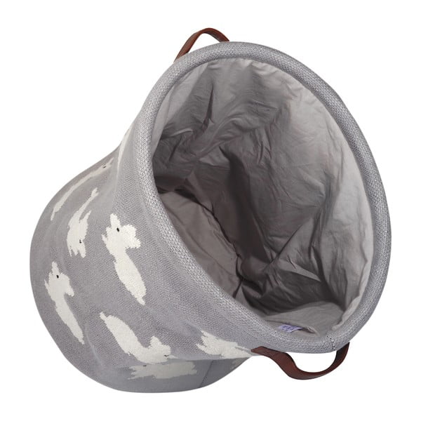 Szary bawełniany kosz Kindsgut Bunny-image-2