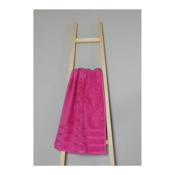 Różowy ręcznik bawełniany My Home Plus Spa, 50x90 cm