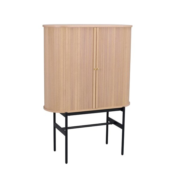 Naturalna szafka w dekorze dębu 102x146 cm Haddington – Rowico-image-2