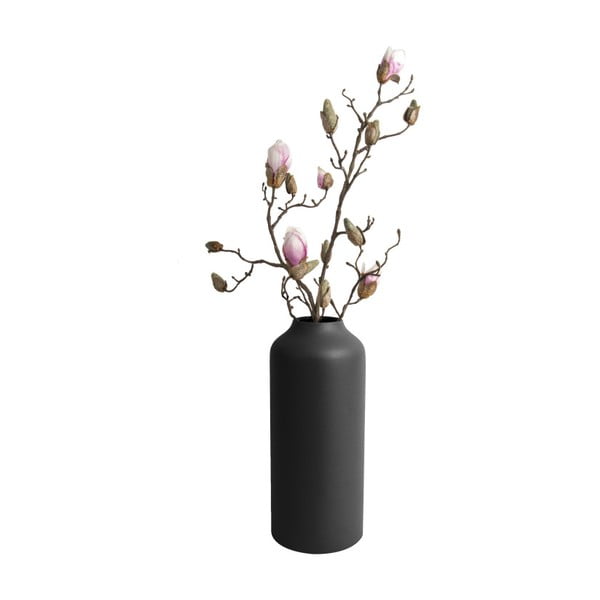 Czarny wazon ceramiczny Present Time Nimble-image-1