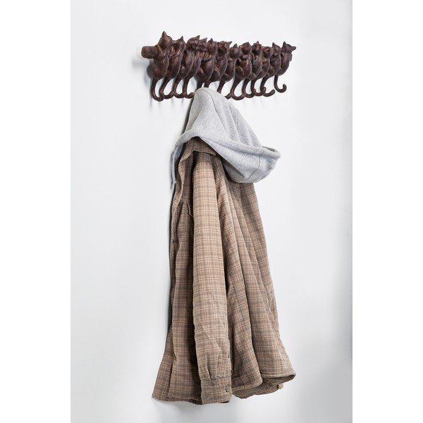 Brązowy wieszak wiszący Kare Design Cats-image-1