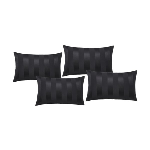 Satynowe poszewki na poduszki zestaw 4 szt. 75x50 cm So Soft Satin Stripe – Catherine Lansfield
