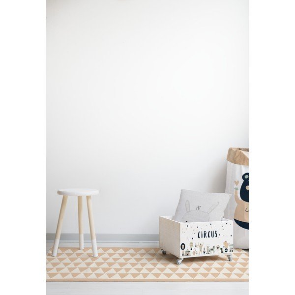 Dziecięcy sosnowy pojemnik na kółkach Folkifreckles Circus Crew-image-1