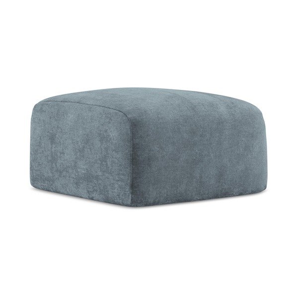 Niebieski podnóżek z tkaniny szenilowej Leila – Makamii-image-3