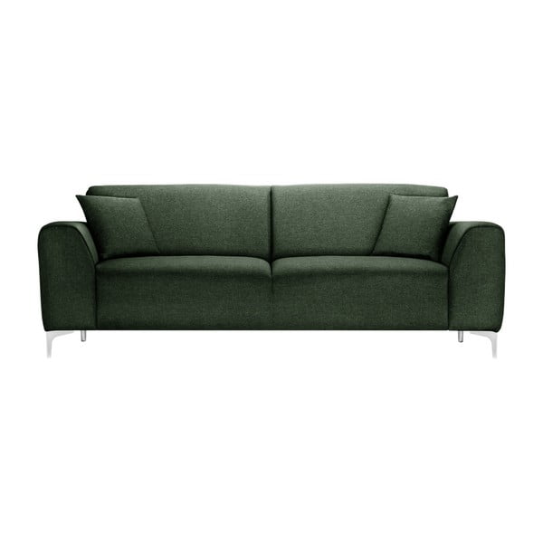 Ciemnozielona sofa 3-osobowa Florenzzi Stradella
