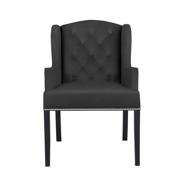Ciemnoszary fotel Mazzini Sofas Apollo-image-4