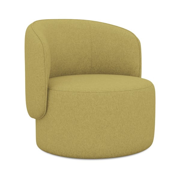 Musztardowy fotel Ipo – Makamii