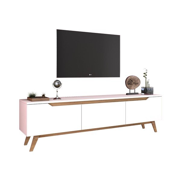 Biała szafka pod TV Wren-image-2