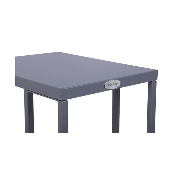 Stalowy stolik ogrodowy 43x30,5 cm Dorea – Garden Pleasure-image-2