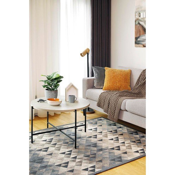 Szary dwustronny dywan Narma Kiva, 80x250 cm-image-2