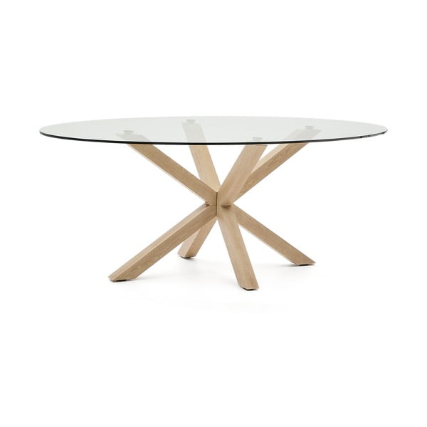 Stół ze szklanym blatem 100x200 cm Argo – Kave Home