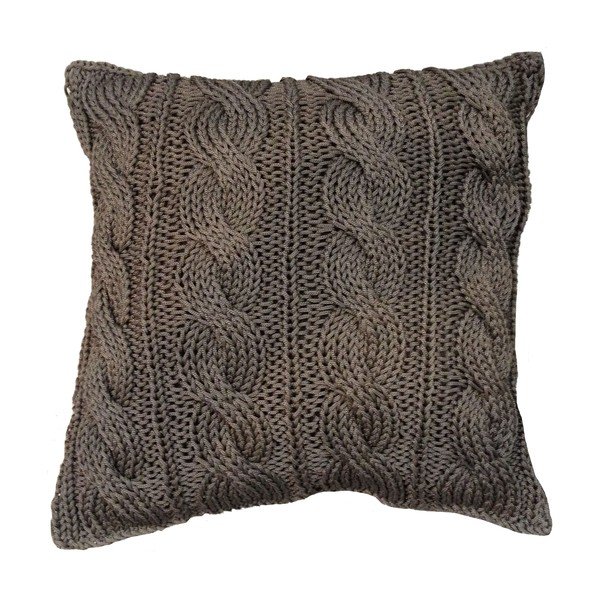 Poduszka Brown Braid , 40x40 cm
