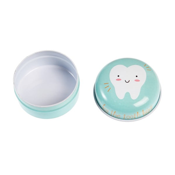 Jasnozielony pojemnik metalowy na mleczaki Rex London Tooth Fairy-image-1