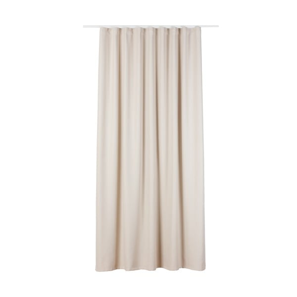 Kremowa zasłona na haczyki 140x260 cm – Mendola Fabrics-image-2