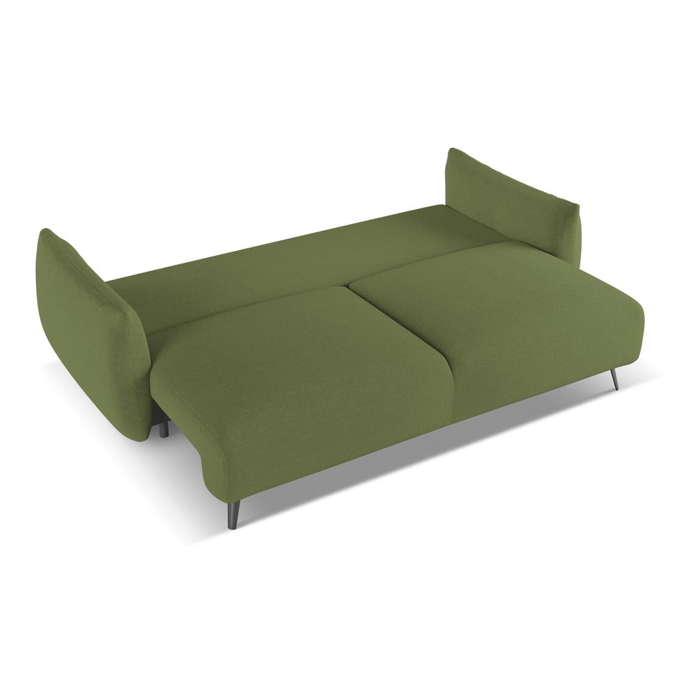 Zielona sofa 230 cm Malie – Makamii (zdjęcie 6)