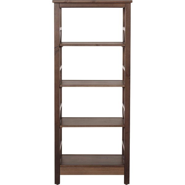 Brązowy regał z litego drewna sosnowego 62x138 cm Titian – Støraa