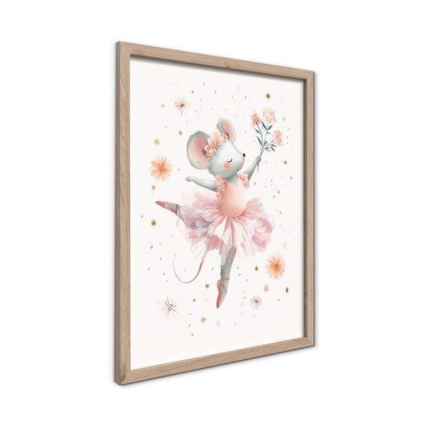 Obrazek dziecięcy 30x40 cm Mouse Ballerina – Styler-image-4