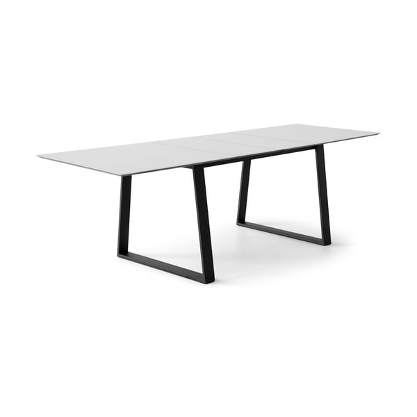 Biały rozkładany stół z białym blatem 100x210 cm Meza – Hammel Furniture-image-1