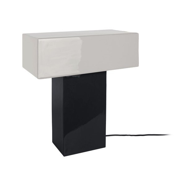 Czarna lampa stołowa (wysokość 35 cm) Grato Recto – Leitmotiv-image-1