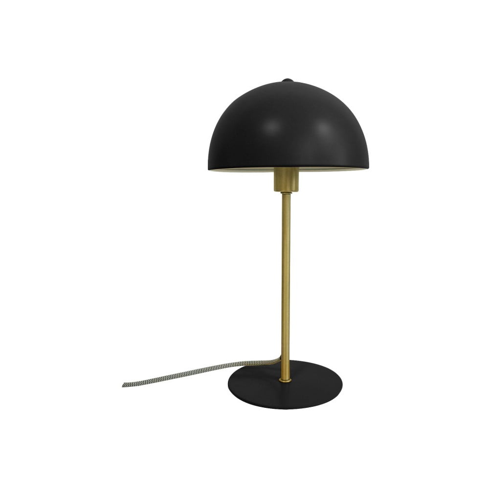 Czarna lampa stołowa Leitmotiv Bonnet