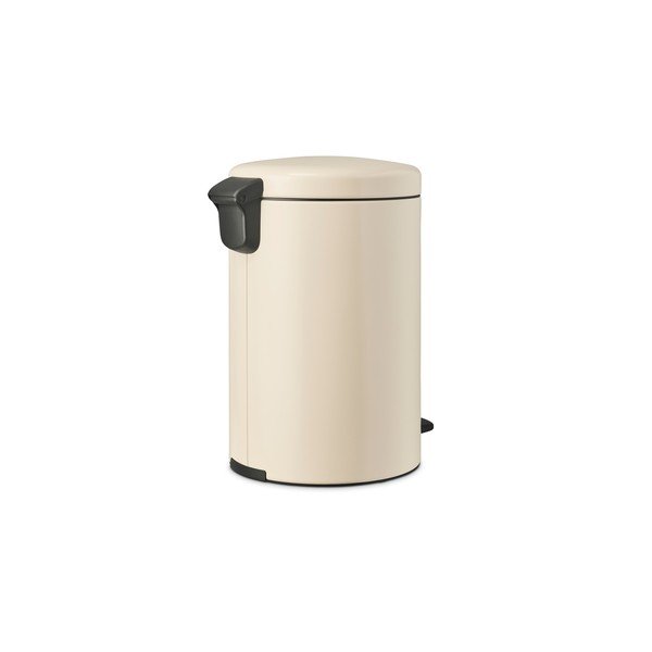 Beżowy stalowy kosz na śmieci z pedałem 20 l NewIcon – Brabantia-image-3