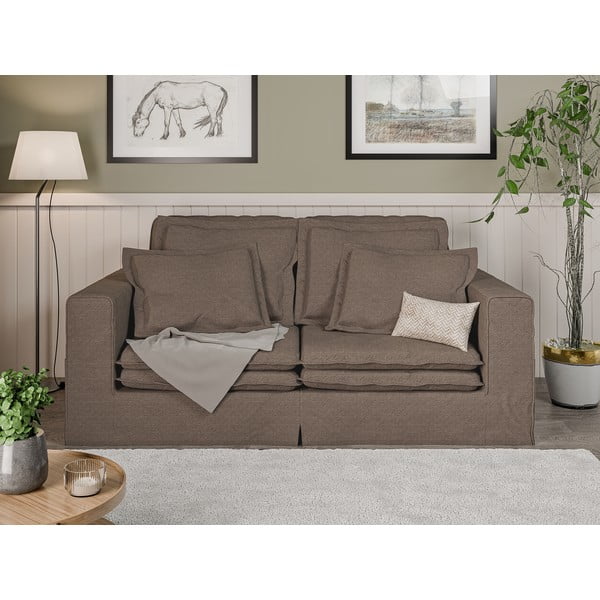 Brązowa sofa 196 cm Nora – Ropez-image-1